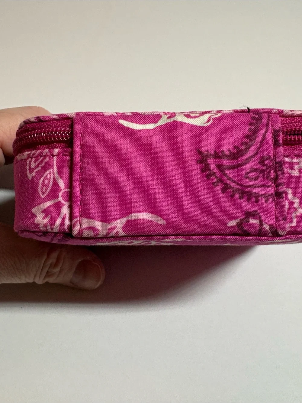 Vera Bradley “Stamped Paisley” Travel Pill Case